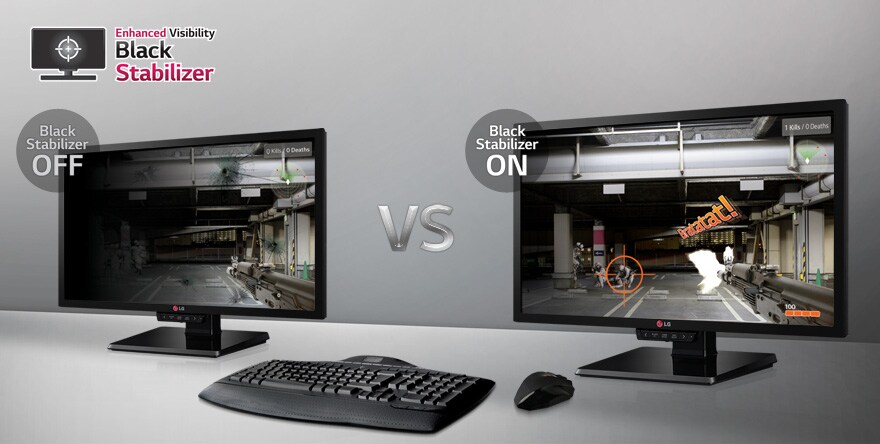 Stabilizator de negru pentru a îmbunătăți vizibilitatea pe întuneric